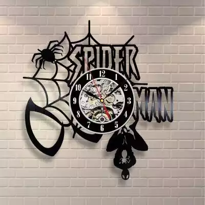 Spider-Man Wall Art Vintage Wall Clock